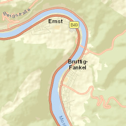 Bruttig-Fankel Street Map