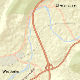 Elfershausen Street Map
