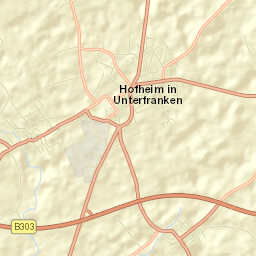 Hofheim in Unterfranken Street Map