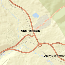 Untersteinach Street Map