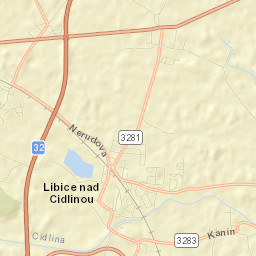 Libice nad Cidlinou Street Map