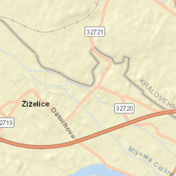 Žiželice Street Map