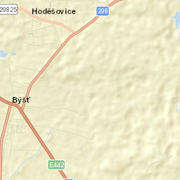 Býšť Street Map