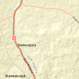 Międzylesie Street Map