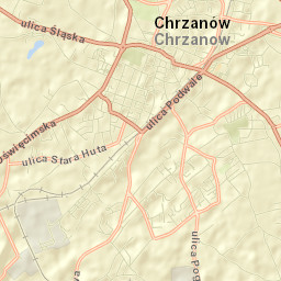 Powiat chrzanowski Street Map