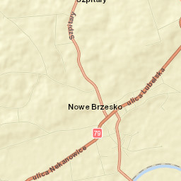 Nowe Brzesko Street Map