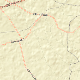 Sieradza Street Map