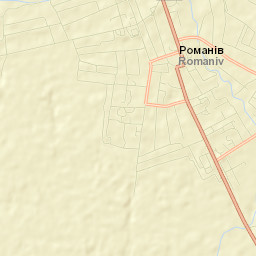 Romaniv Street Map