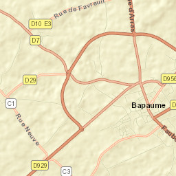 Bapaume Street Map