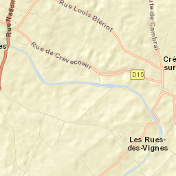 Masnières Street Map