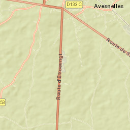 Avesnelles Street Map