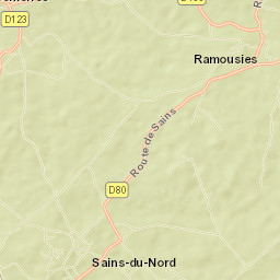 Sains-du-Nord Street Map