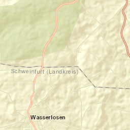 Wasserlosen Street Map