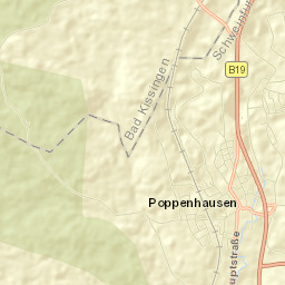Poppenhausen Street Map