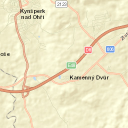 Kynšperk nad Ohří Street Map