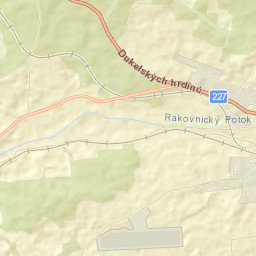 Okres Rakovník Street Map