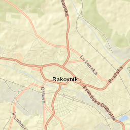 Rakovník Street Map