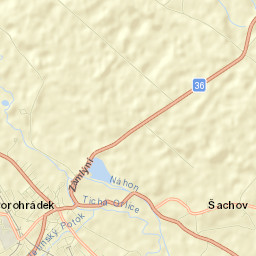 Borohrádek Street Map