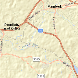 Vamberk Street Map