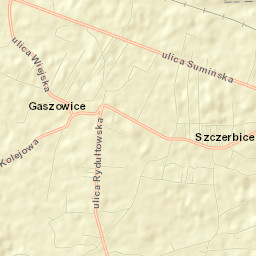 Szczerbice Street Map