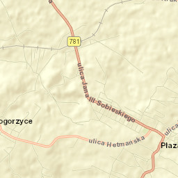 Płaza Street Map