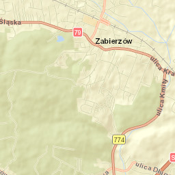 Zabierzów Street Map