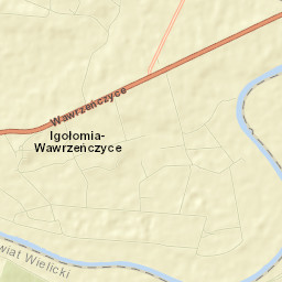 Wawrzeńczyce Street Map