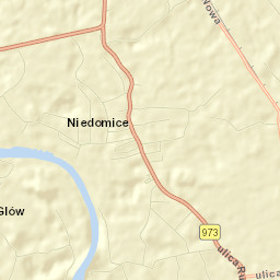 Niedomice Street Map