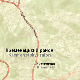 Kremenets Street Map