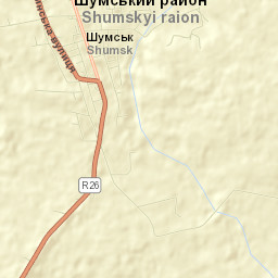 Shumsk Street Map