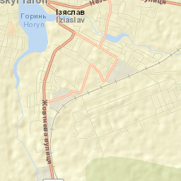 Izyaslav Street Map