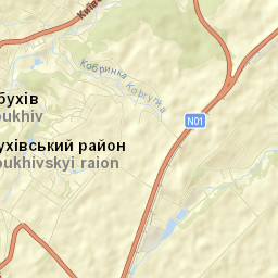 Obukhivs’ka Mis’krada Street Map