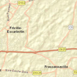 Friville-Escarbotin Street Map