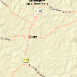 Clary Street Map