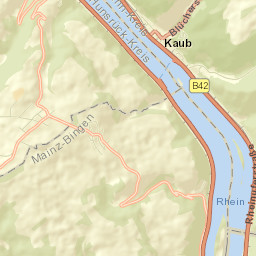 Kaub Street Map