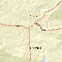 Röslau Street Map