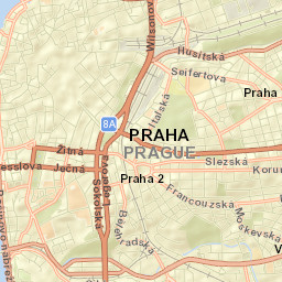 Staré Město Street Map