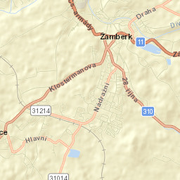Žamberk Street Map