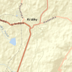 Králíky Street Map