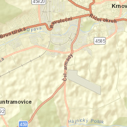 Krnov Street Map