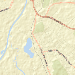 Powiat raciborski Street Map