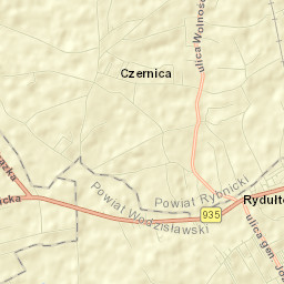 Czernica Street Map