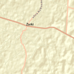 Żarki Street Map