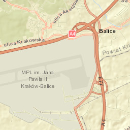 Balice Street Map