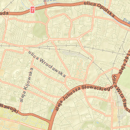Kraków Street Map