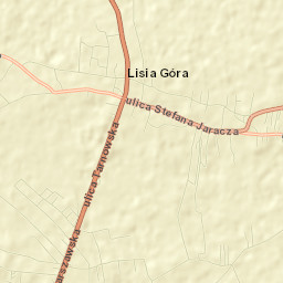 Lisia Góra Street Map