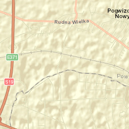 Rudna Wielka Street Map
