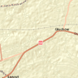 Głuchów Street Map