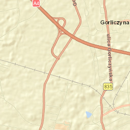 Gorliczyna Street Map