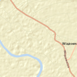Wiązownica Street Map